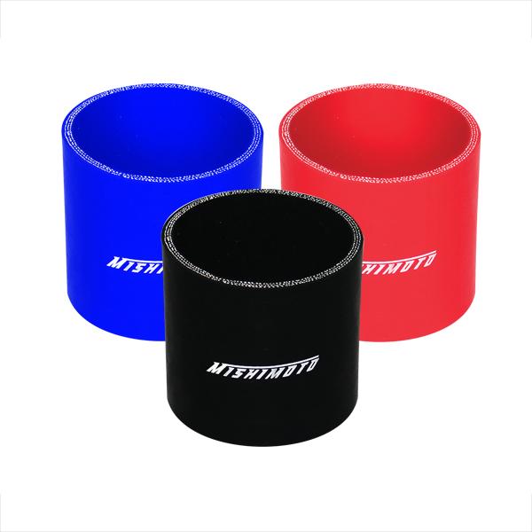 MM Couplers - Straight - Mishimoto 2.5 Inch Black Straight Coupler
