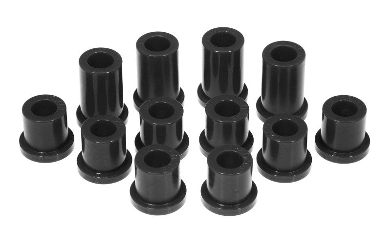PRO Spring/Shackle Bush- Blk - Prothane 79-85 Toyota Truck 2/4wd Front Spring & Shackle Bushings - Black