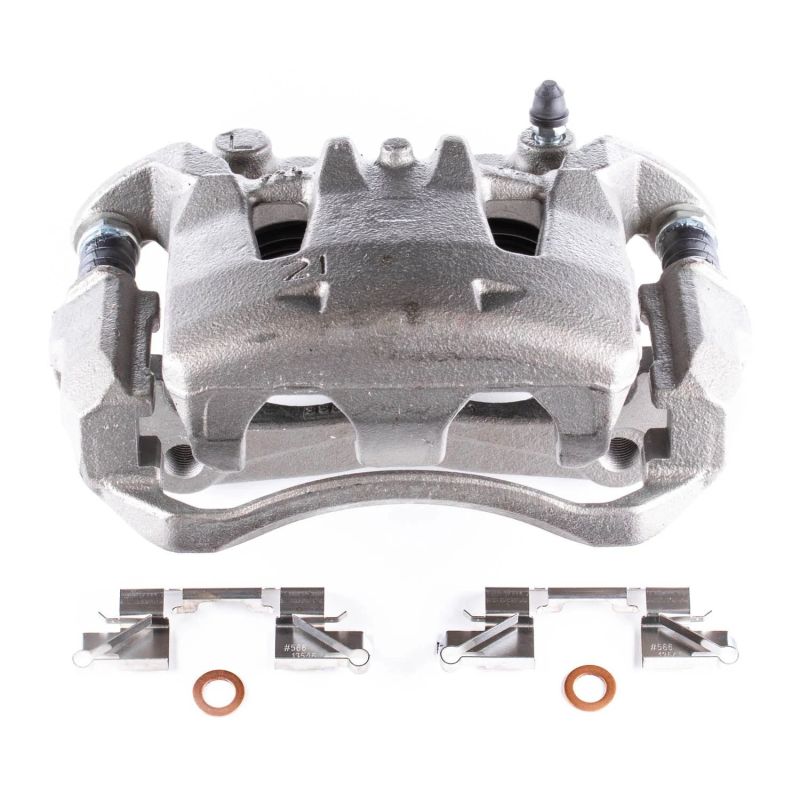 PSB Autospecialty Caliper - Power Stop 11-13 Nissan Leaf Front Left Autospecialty Caliper w/Bracket