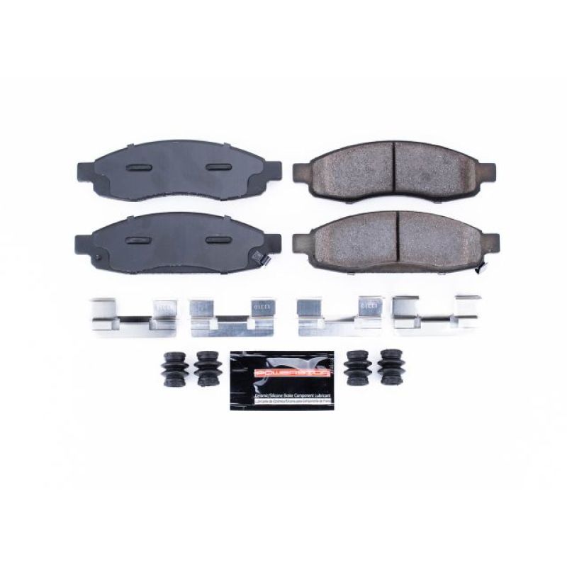 PSB Z23 Evolution Brake Pads - Power Stop 05-06 Infiniti QX56 Front Z23 Evolution Sport Brake Pads w/Hardware