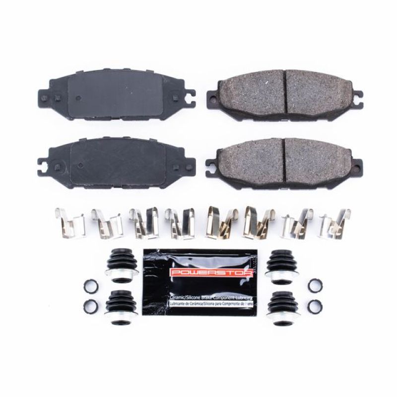 PSB Z23 Evolution Brake Pads - Power Stop 93-00 Lexus LS400 Rear Z23 Evolution Sport Brake Pads w/Hardware