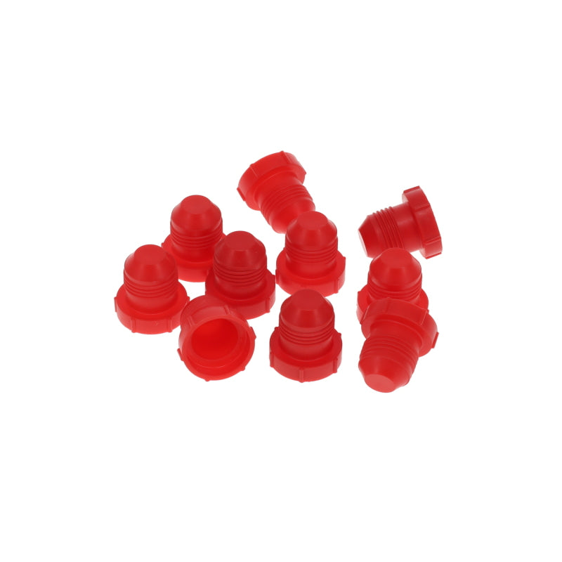 PFS Plastic Plugs - Peterson Fluid Systems Plastic Plug -8AN (Pack of 10)