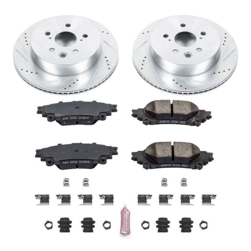 PSB Z23 Evolution Kit - Power Stop 14-15 Lexus IS250 Rear Z23 Evolution Sport Brake Kit