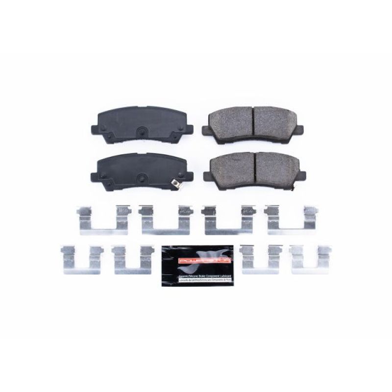 PSB Z23 Evolution Brake Pads - Power Stop 15-19 Ford Mustang Rear Z23 Evolution Sport Brake Pads w/Hardware