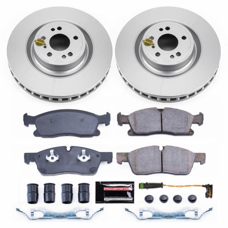 PSB Z23 Evolution Coated Kit - Power Stop 13-16 Mercedes-Benz GL350 Front Z23 Evolution Sport Coated Brake Kit
