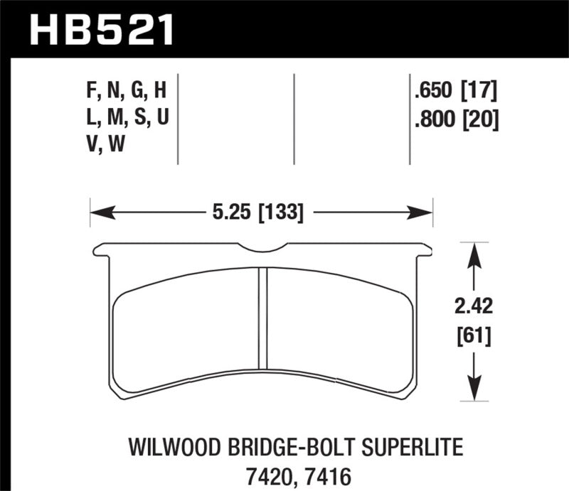 HAWK ER-1 Brake Pad Sets - Hawk Performance ER-1 Motorsport Brake Pads