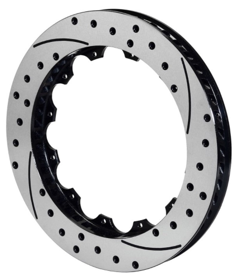 WIL Rotors - Wilwood Rotor-SV-SRP 72 Iron-RH-Drill-BLK 14.25 x 1.25 - 12 on 9.19in