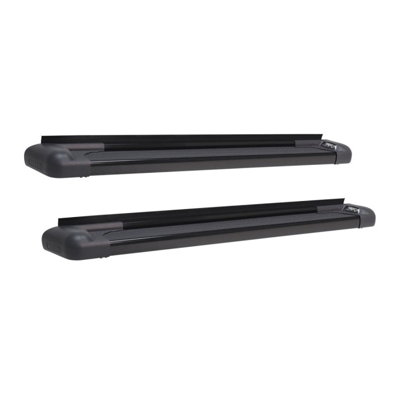 WES Running Boards - Sure-Grip - Westin SG6 Aluminum LED Running Boards 83in - Blk