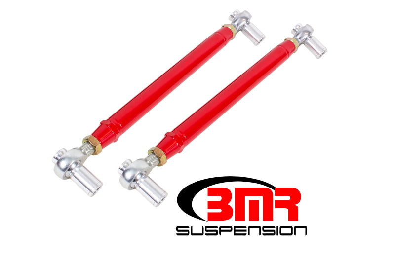 BMR Control Arms - BMR 99-04 Mustang Chrome Moly Lower Control Arms w/ Double Adj. Rod Ends - Red