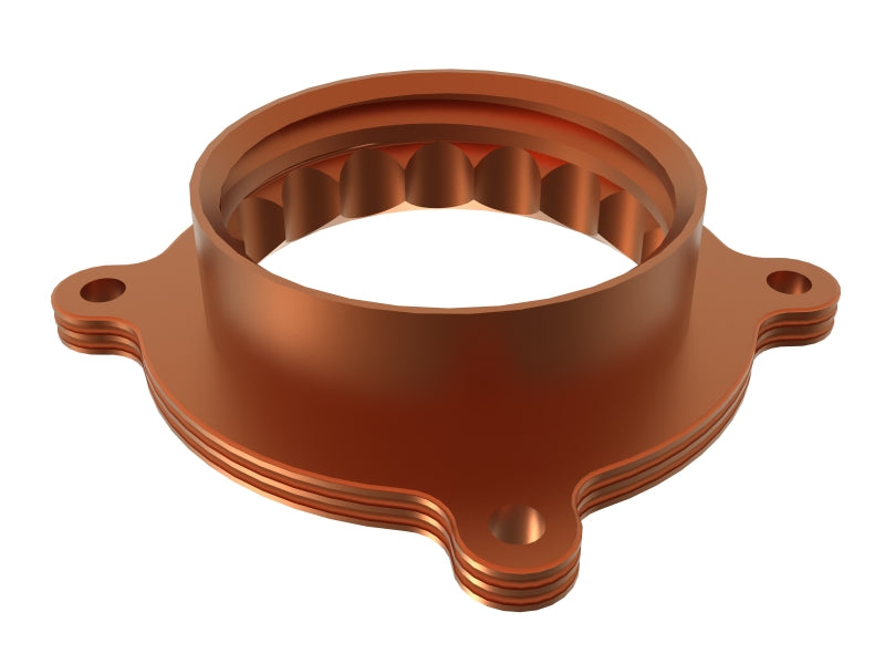 AFE Silver Bullet TBS - aFe Silver Bullet Throttle Body Spacers TBS 22-23 Toyota GR86 H4-2.4L - Orange
