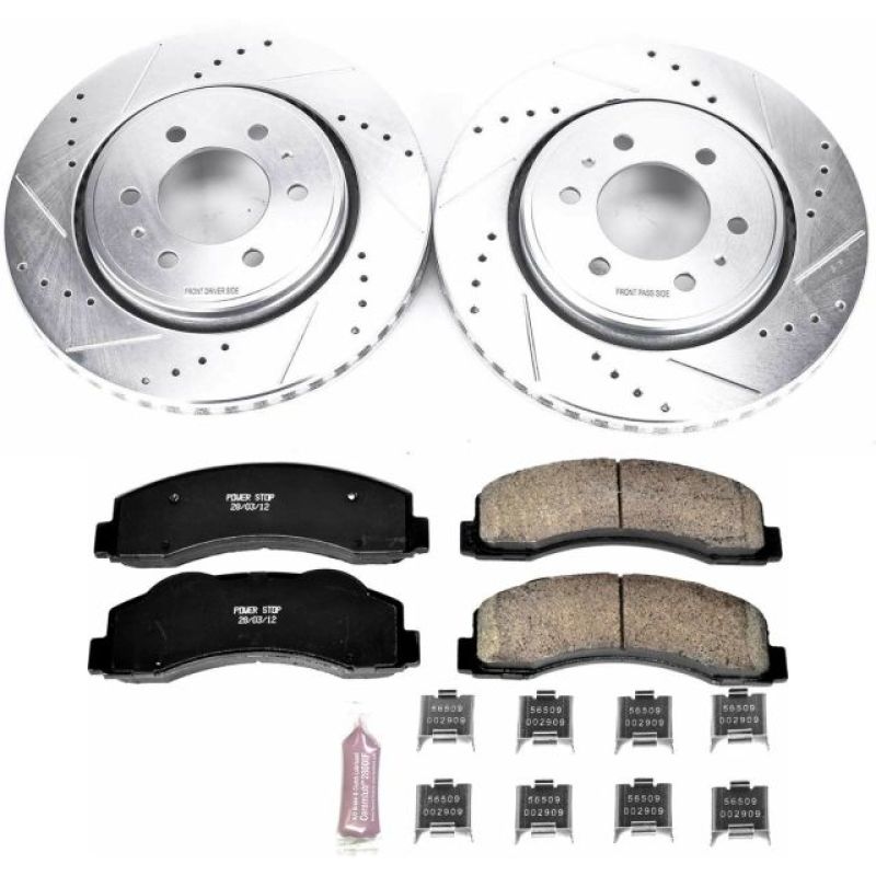 PSB Z23 Evolution Kit - Power Stop 10-18 Ford Expedition Front Z23 Evolution Sport Brake Kit
