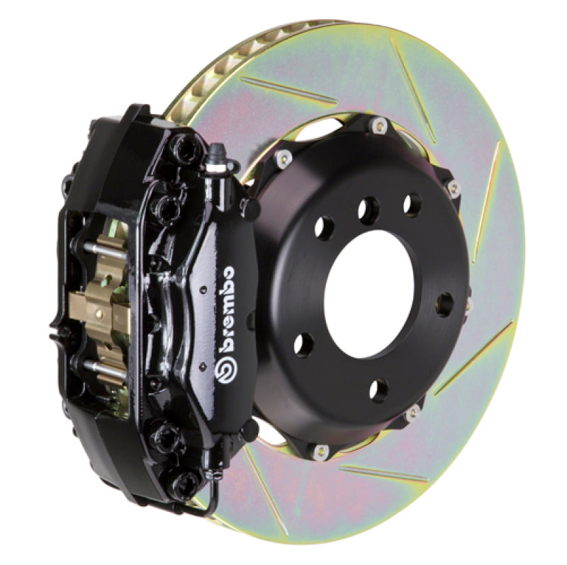 BRB Big Brake Kits - Brembo 95-99 M3 Rear GT BBK 4 Piston Cast 2pc 328x28 2pc Rotor Slotted Type-1-Black