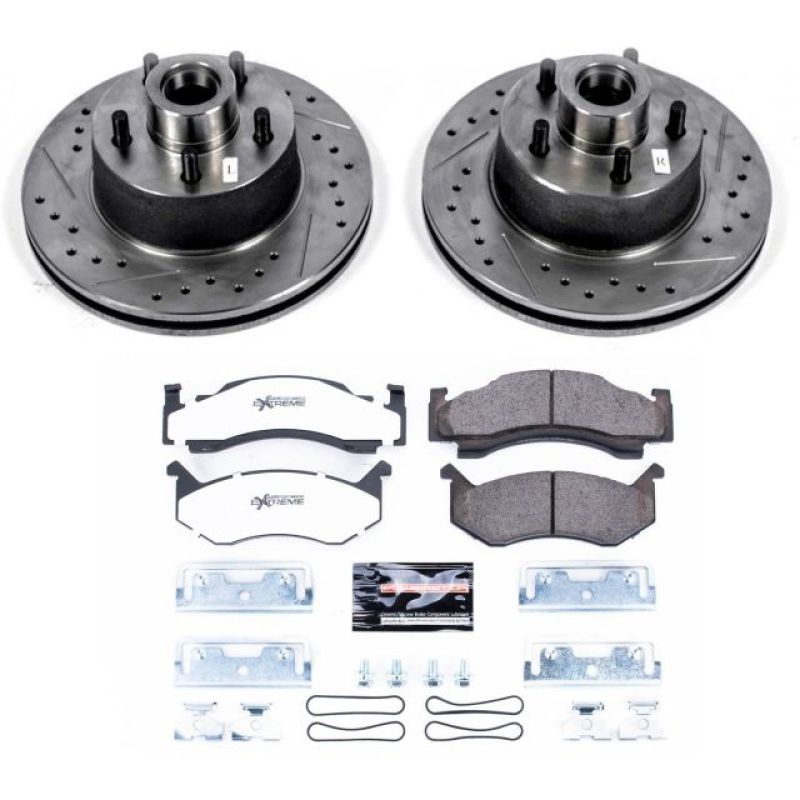 PSB Z36 Truck & Tow Kit - Power Stop 80-81 Chrysler Town & Country Front Z36 Truck & Tow Brake Kit