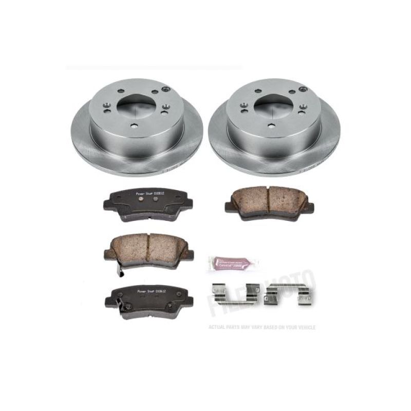 PSB Autospecialty Kit - Power Stop 08-10 Hyundai Sonata Rear Autospecialty Brake Kit