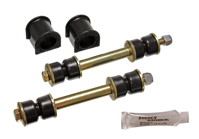 ES Sway Bar Bushings - Black - Energy Suspension 89 Toyota 4Runner 2/4WD Black 24mm Complete Front Sway Bar Bushing Set