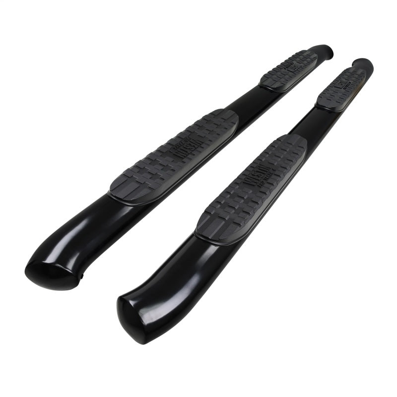 WES Nerf Bars - PRO TRAXX 4 - Westin 19-20 Chevrolet/GMC Silverado/Sierra 1500 Double Cab PRO TRAXX 4 Oval Nerf Step Bars - Black