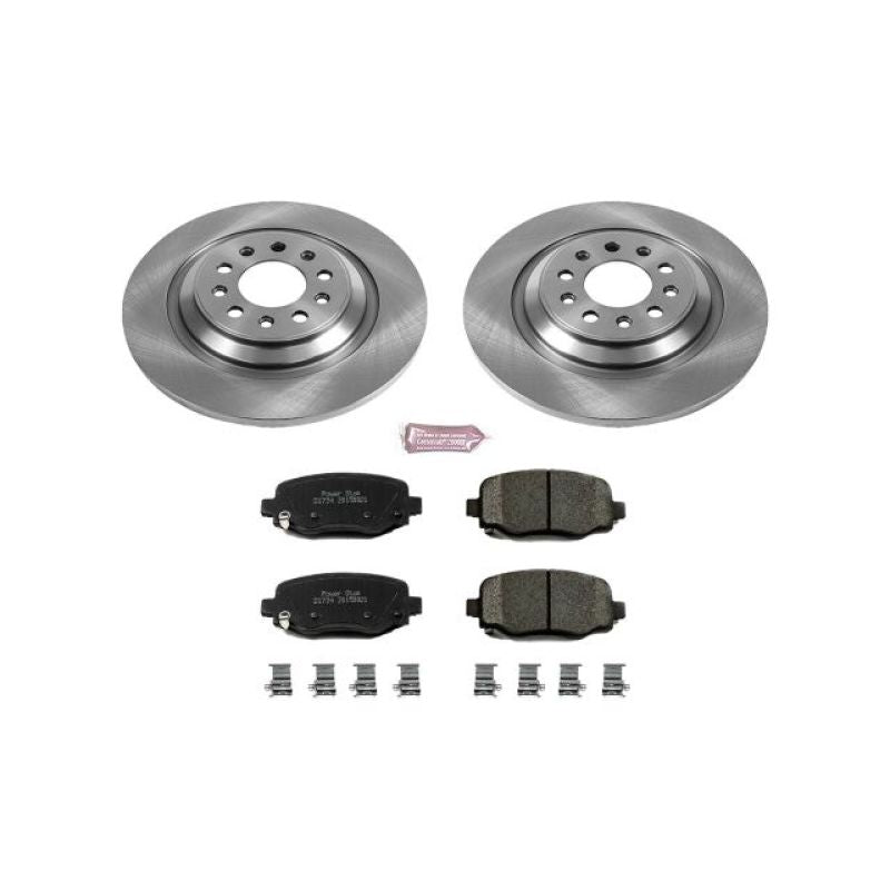 PSB Autospecialty Kit - Power Stop 14-19 Jeep Cherokee Rear Autospecialty Brake Kit