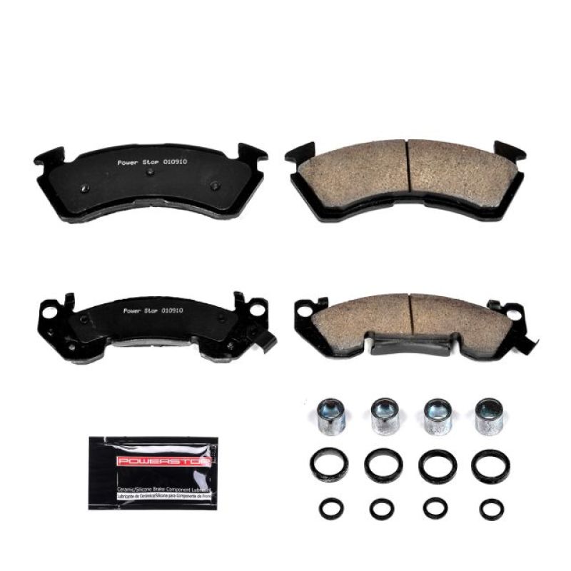 PSB Z23 Evolution Brake Pads - Power Stop 92-96 Buick Commercial Chassis Front Z23 Evolution Sport Brake Pads w/Hardware