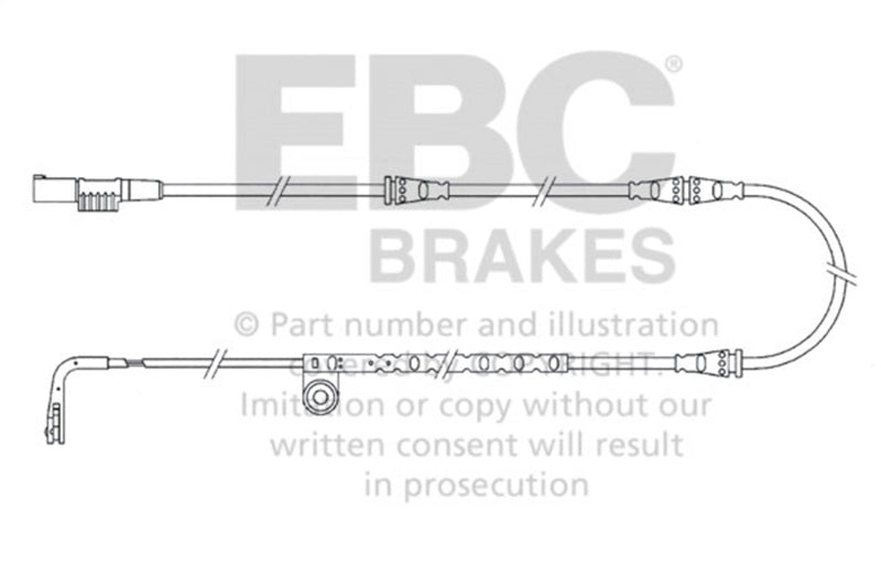 EBC Wear Leads - EBC 2005-2006 Land Rover Range Rover Sport 4.4L Front Wear Leads