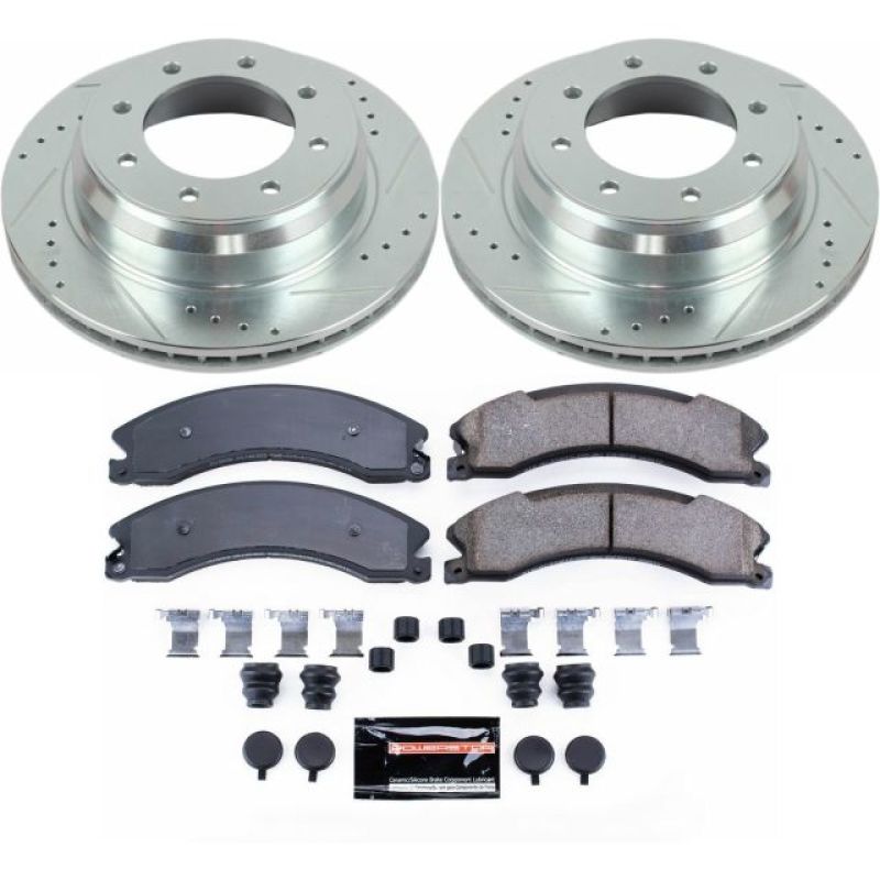 PSB Z23 Evolution Kit - Power Stop 12-18 Nissan NV1500 Rear Z23 Evolution Sport Brake Kit