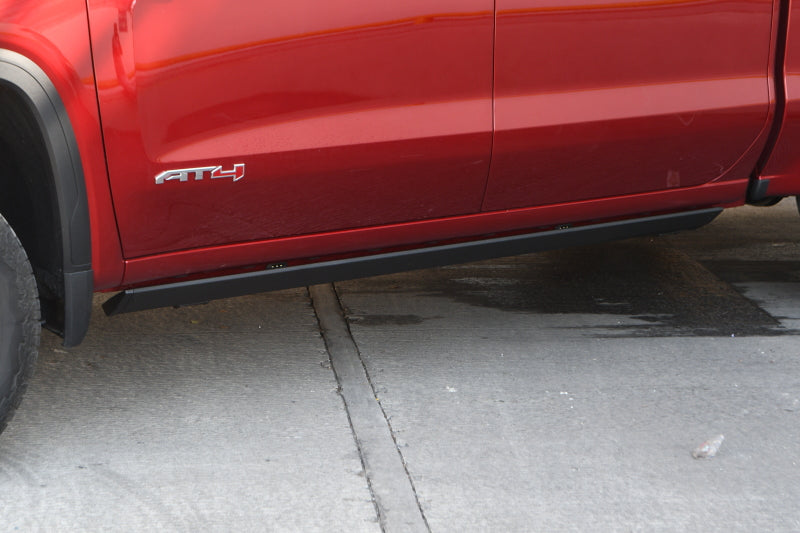 GOR RealTruck VoltStep Running Boards - RealTruck 19-25 Chevy Silverado 1500 CC 4dr VoltStep Electric Running Board Kit - Bedliner Coating