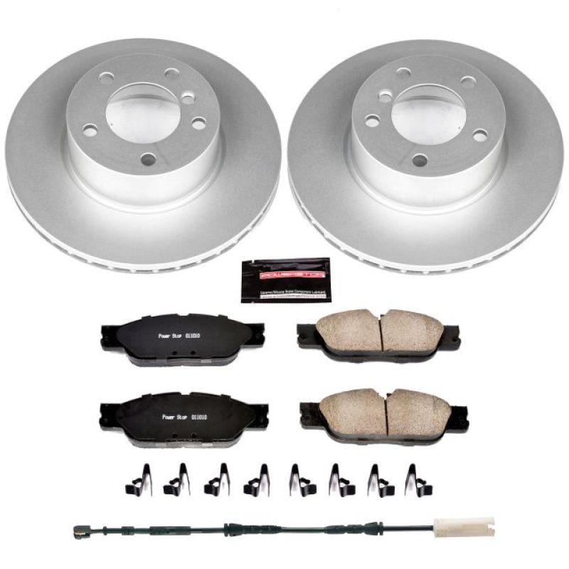 PSB Z23 Evolution Coated Kit - Power Stop 10-13 BMW 128i Front Z23 Evolution Sport Coated Brake Kit
