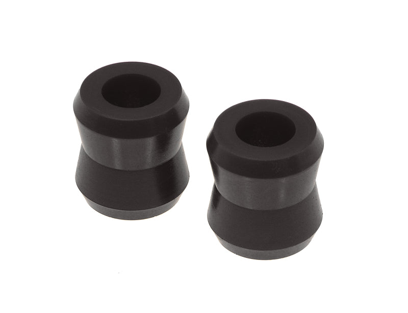 PRO Shock Bushings - Blk - Prothane Universal Shock Bushings - Large Hourglass - 3/4 ID - Black