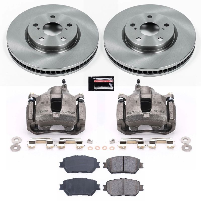 PSB Autospecialty Kit w/Cals - Power Stop 2006 Lexus GS300 Front Autospecialty Brake Kit w/Calipers