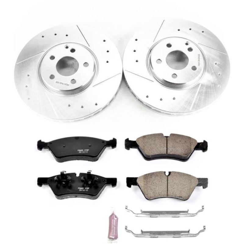 PSB Z23 Evolution Kit - Power Stop 07-09 Mercedes-Benz E550 Front Z23 Evolution Sport Brake Kit