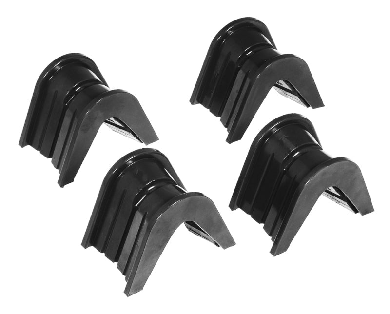 PRO Transmission Mounts - Blk - Prothane 66-79 Ford F100/250/Bronco C-Bushings 7deg Offset - Black