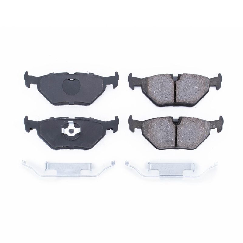PSB Z17 Evolution Brake Pads - Power Stop 91-98 BMW 318i Rear Z17 Evolution Ceramic Brake Pads w/Hardware