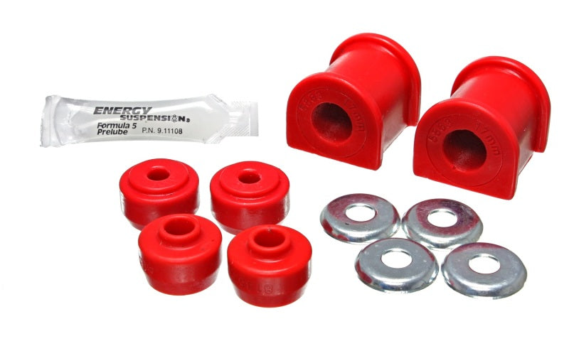 ES Sway Bar Bushings - Red - Energy Suspension 03-08 Lexus / 03-08 Toyota 4Runner Red 17mm Rear Sway Bar Bushing Kit