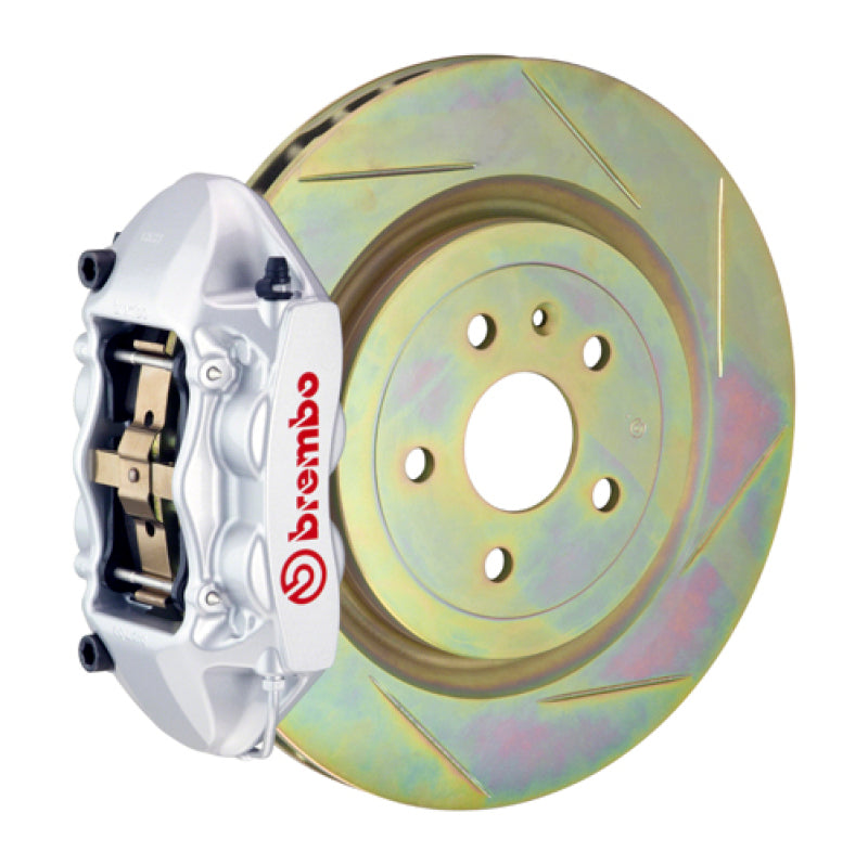 BRB Big Brake Kits - Brembo 08-13 C30 Front GT BBK 4 Piston Cast 336 x28 1pc Rotor Slotted Type-1-Silver