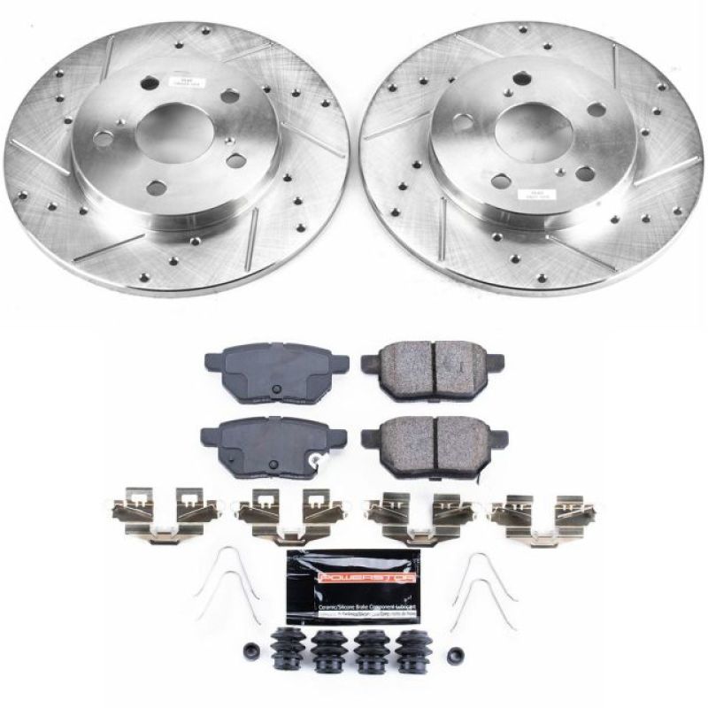 PSB Z23 Evolution Kit - Power Stop 2016 Scion iM Rear Z23 Evolution Sport Brake Kit