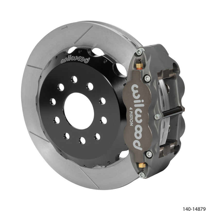 WIL Superlite Brake Kit - Wilwood Narrow Superlite 4R Rear Kit 12.88in Slotted Rotor Anodized 88-96 Chevy Corvette C4