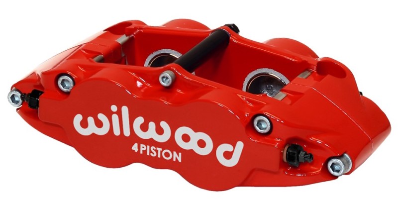 WIL Superlite Caliper - Wilwood Caliper-Narrow Superlite 4R - Red 1.12/1.12in Pistons 1.10in Disc