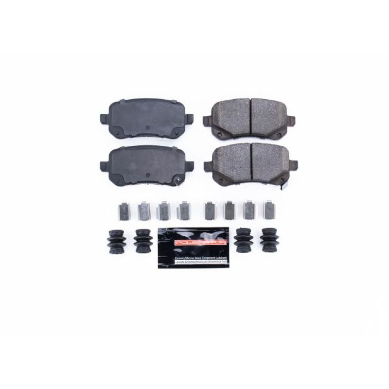 PSB Z23 Evolution Brake Pads - Power Stop 08-12 Chrysler Town & Country Rear Z23 Evolution Sport Brake Pads w/Hardware