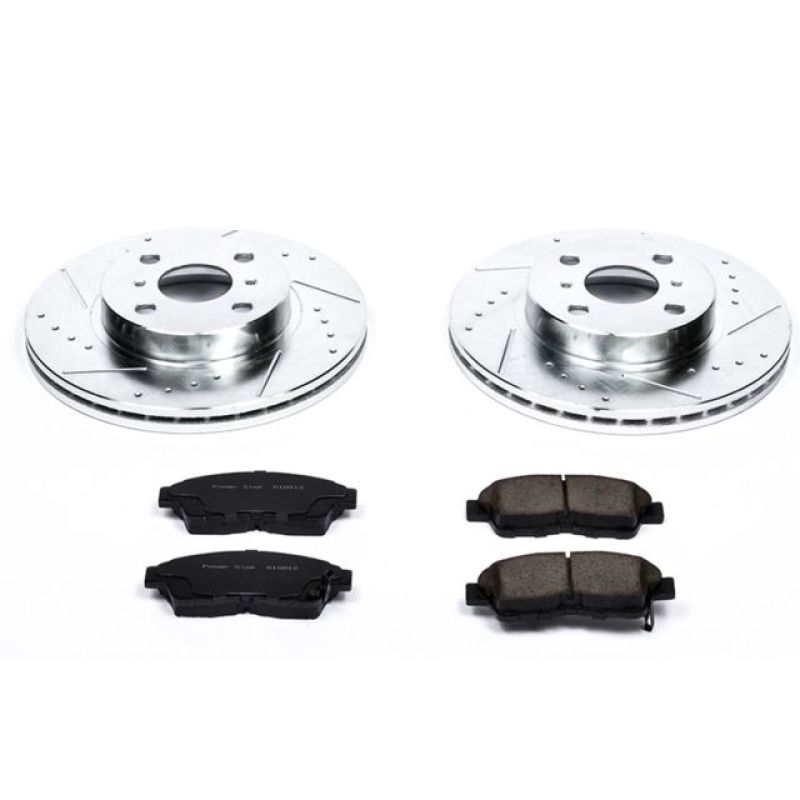 PSB Z23 Evolution Kit - Power Stop 93-97 Geo Prizm Front Z23 Evolution Sport Brake Kit