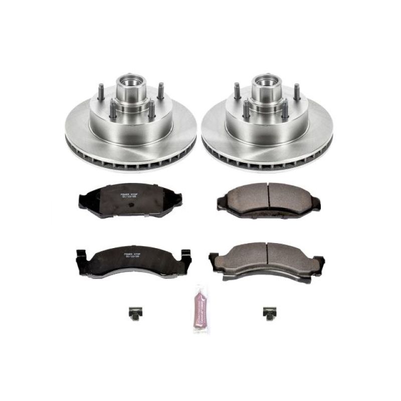 PSB Autospecialty Kit - Power Stop 87-93 Ford E-150 Front Autospecialty Brake Kit