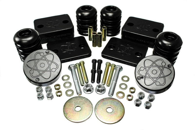 ES Bump Stops - Black - Energy Suspension 18-20 Jeep Wrangler JL Black Front Bump Stop Set (Set of 2)