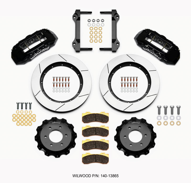 WIL TX6R Brake Kit - Wilwood TX6R Front Kit 15.50in Black 2010-Up Ford F150 (6 lug)
