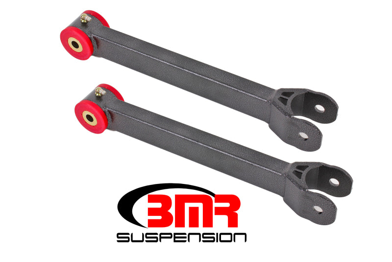 BMR Trailing Arms - BMR 16-17 6th Gen Camaro Non-Adj. Lower Trailing Arms (Polyurethane) - Black Hammertone