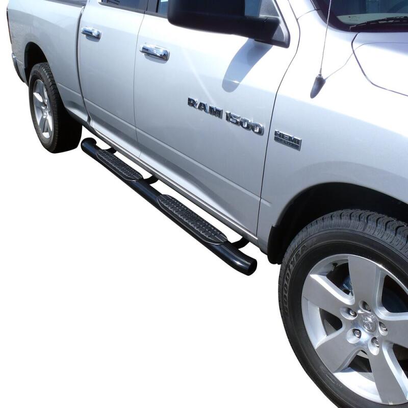WES Nerf Bars - PRO TRAXX 4 - Westin 2009-2018 Dodge/Ram 15/25/3500 Crew Cab PRO TRAXX 4 Oval Nerf Step Bars - SS