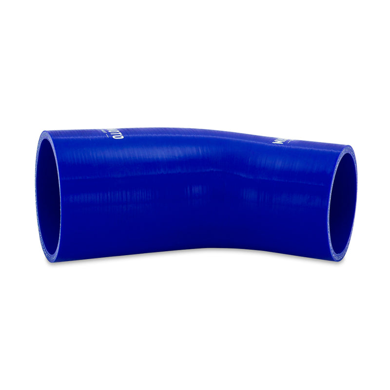 MM Couplers - 45 Deg - Mishimoto Silicone Reducer Coupler 45 Degree 2.25in to 2.5in - Blue