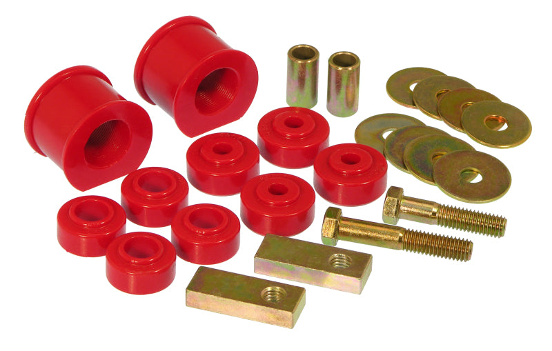 PRO Sway/End Link Bush - Red - Prothane 76-89 Chrysler Front Sway Bar Bushings - 1in - Red