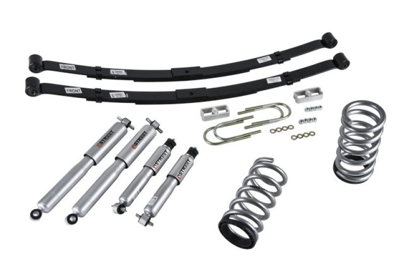 BT Lower Kit w SP Shocks - Belltech LOWERING KIT 94-03 S10/15 PU W/SP