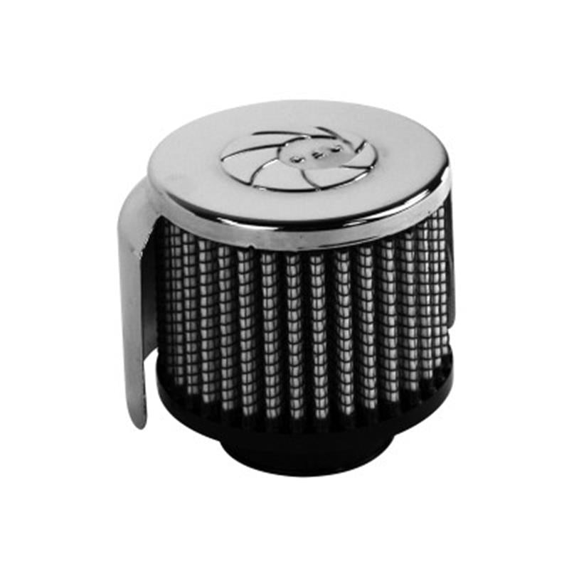 AFE Universal Pro Dry S Filter - aFe MagnumFLOW Air Filters CCV PDS A/F CCV PDS 1-3/8Fx3Bx3T(Chr w/HS)x2-1/2H
