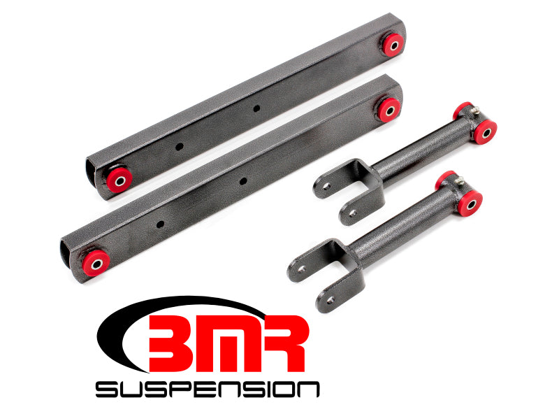 BMR Suspension Arm Kits - BMR 68-72 A-Body Non-Adj. Rear Suspension Kit - Black Hammertone