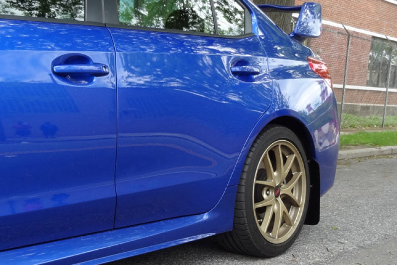 RAL UR Red Flap/Wht Logo - Rally Armor 15-21 Subaru WRX/STI Red UR Mud Flap w/White Logo