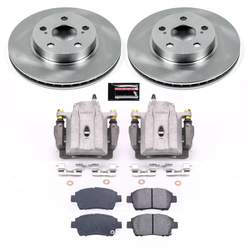 PSB Autospecialty Kit w/Cals - Power Stop 04-09 Toyota Prius Front Autospecialty Brake Kit w/Calipers